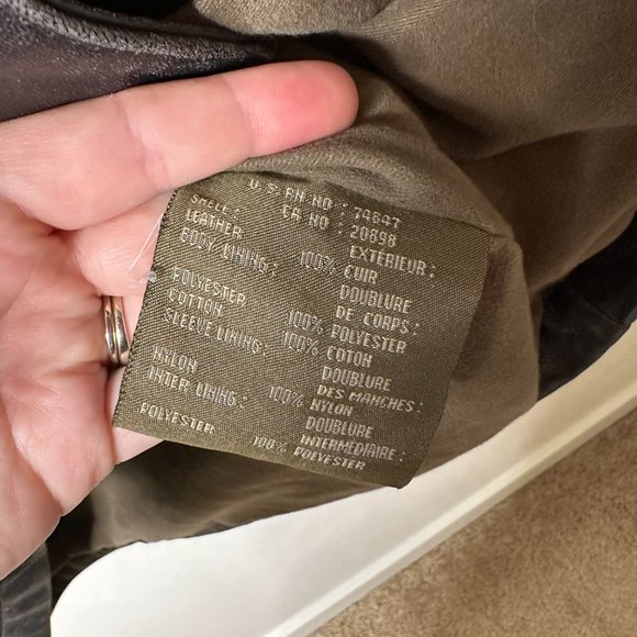 Marc New York Andrew Marc Brown Leather Jacket Men's Medium - Picture 5 of 7